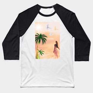 Sunset Mood Baseball T-Shirt